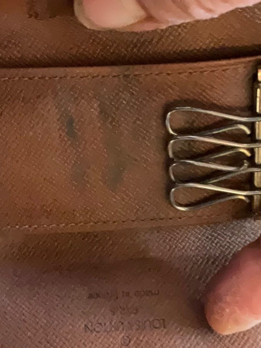 Gently Used Lv Mono Key Case Retails $950 Low Start Final Sale - Picture 2 of 2